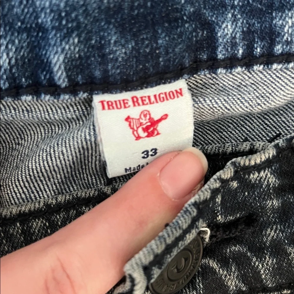 True Religion Ricky relaxed straight Dark Blue Denim Jeans